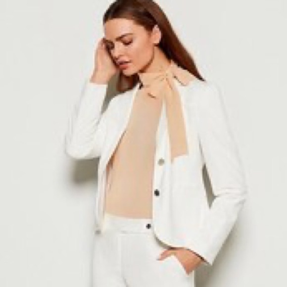 NWT Calvin Klein Luxe Stretch 2 Button Notch Lapel Long Sleeve Blazer - Picture 3 of 15